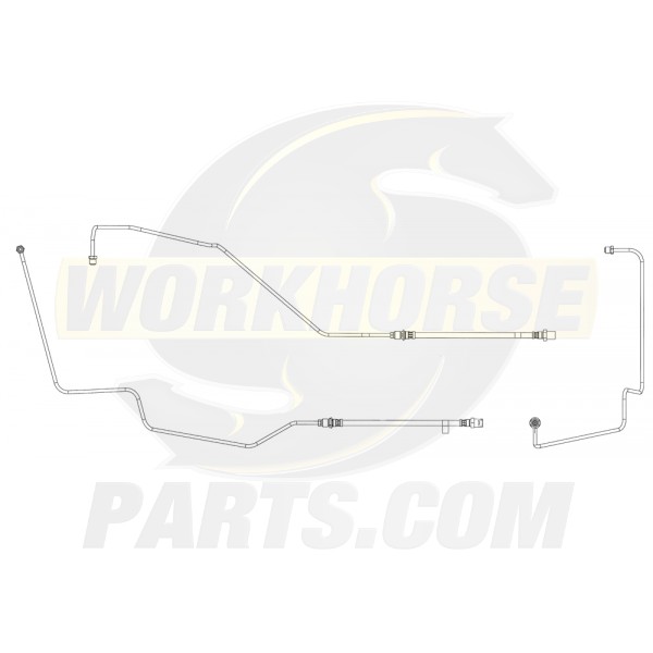 W0012739  -  Tube Asm - Master Cylinder, Secondary Front